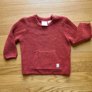 Zara baby textured weave sweater